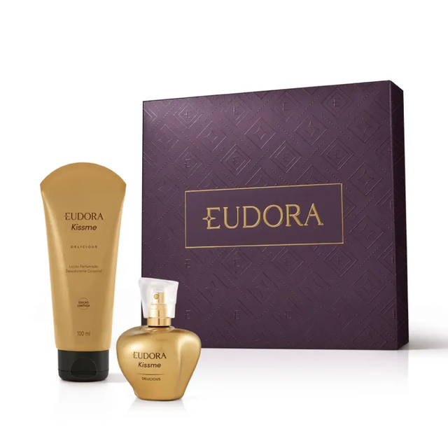 Combo Kiss Me Delicious: Desodorante Colônia 50ml + Loção Corporal 100ml