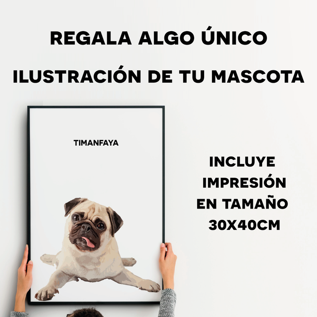Ilustración de tu mascota