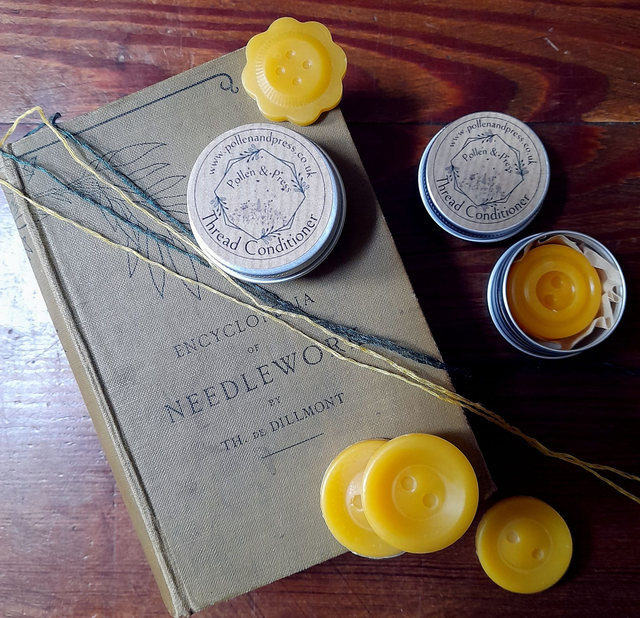 Beeswax Buttons - Thread Conditioner