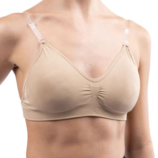 Silky Dance Seamless Clear Back Bra w/padding