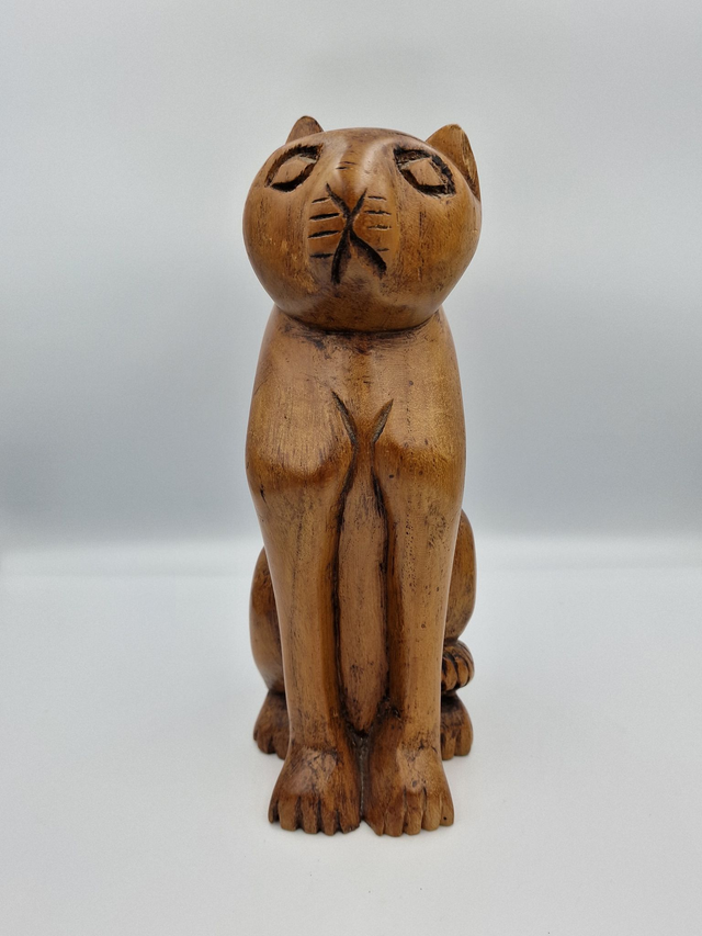 Statue Chat bois