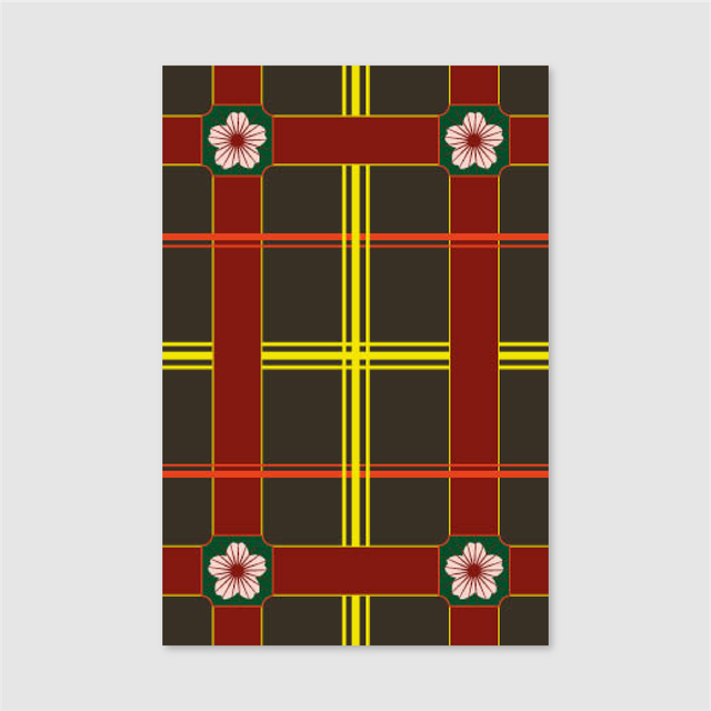 Tartan, carte double