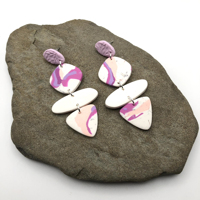 Jazzy statement earrings