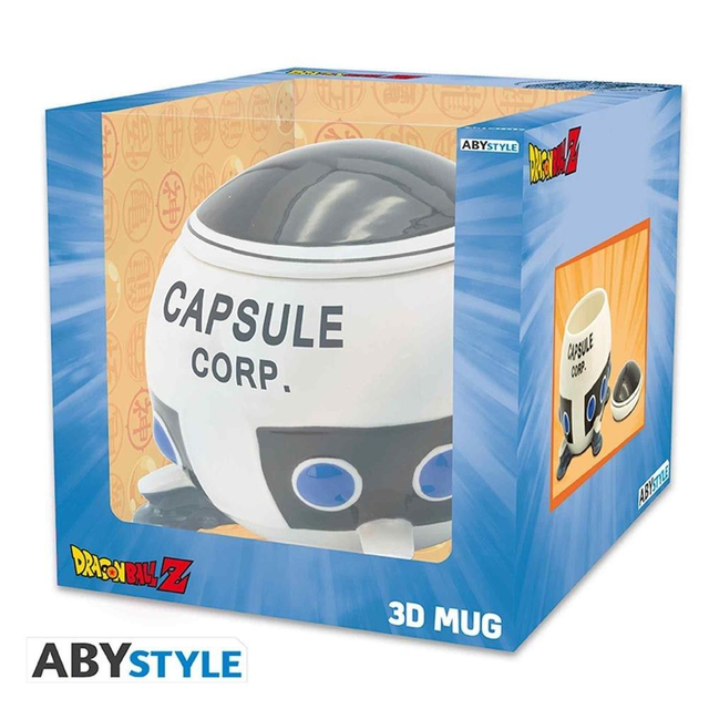 Dragon Ball Z: Capsule Corps 3D Mug with Lid