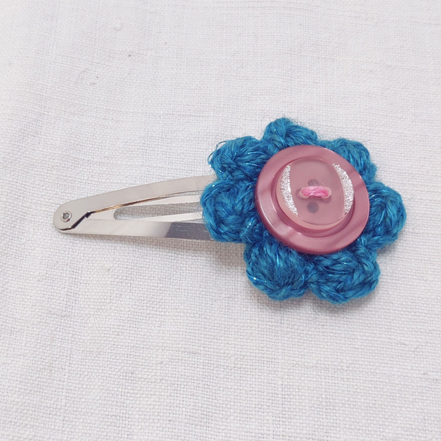 Barrette clic clac Jardin d'hiver