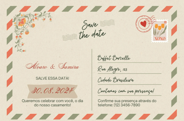 Postal/Convite