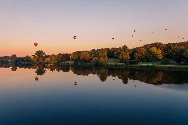 Ballons über dem Aasee