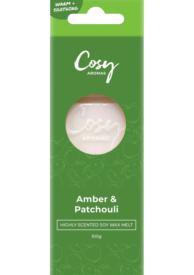 Amber &amp; Patchouli - Wax Melt - Cosy Aromas