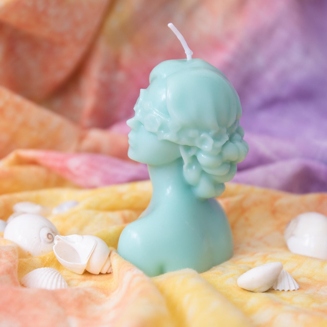 Bougie Thalie ❧ Mint green