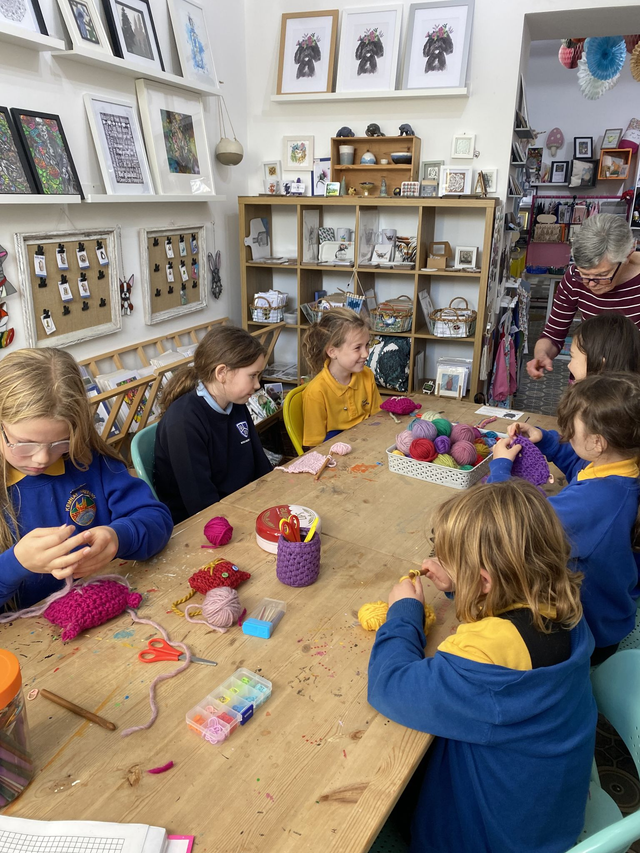 “Kids Knit” class in Kemnay