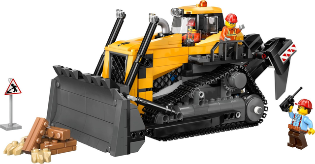 LEGO 60466 Gelber Bulldozer