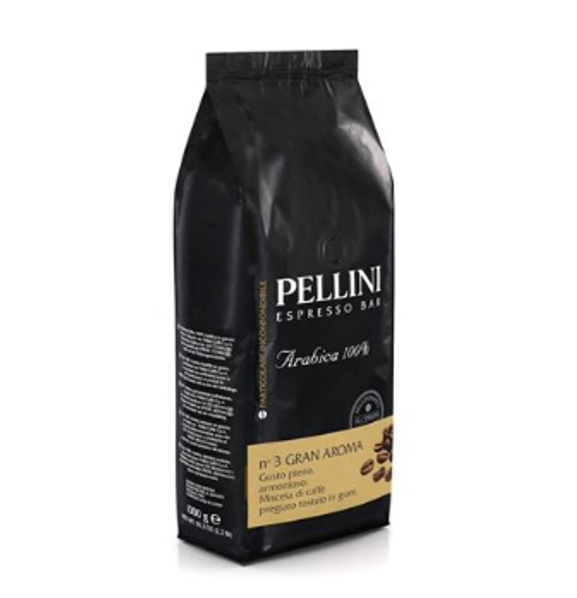 Pellini - n.3 Gran aroma - Szemes kávé 1kg