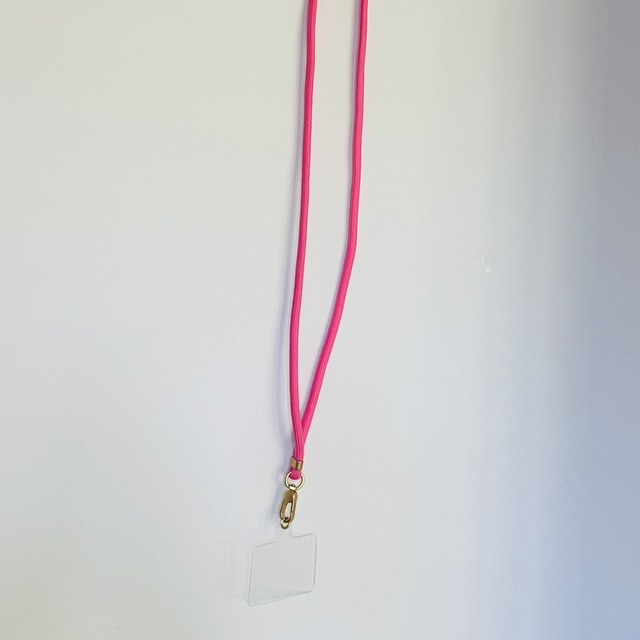 Lange Telefoonkoort roze