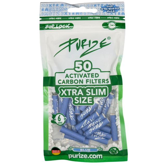 Purize® Aktivkohlefilter Blau-50er Beutel