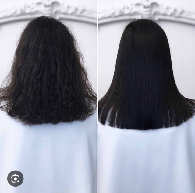 Lissage indien cheveux mi long