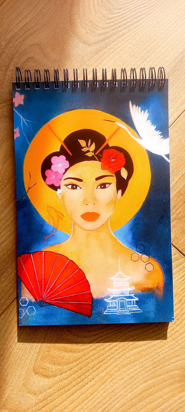 Carnet de notes " AU PAYS DU SOLEIL LEVANT"