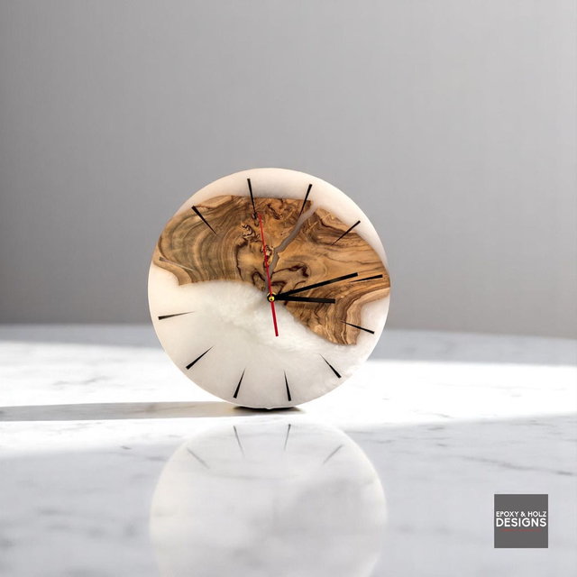 Wanduhr weiss
