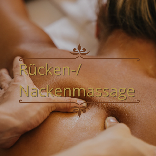 Rücken-/ Nackenmassage