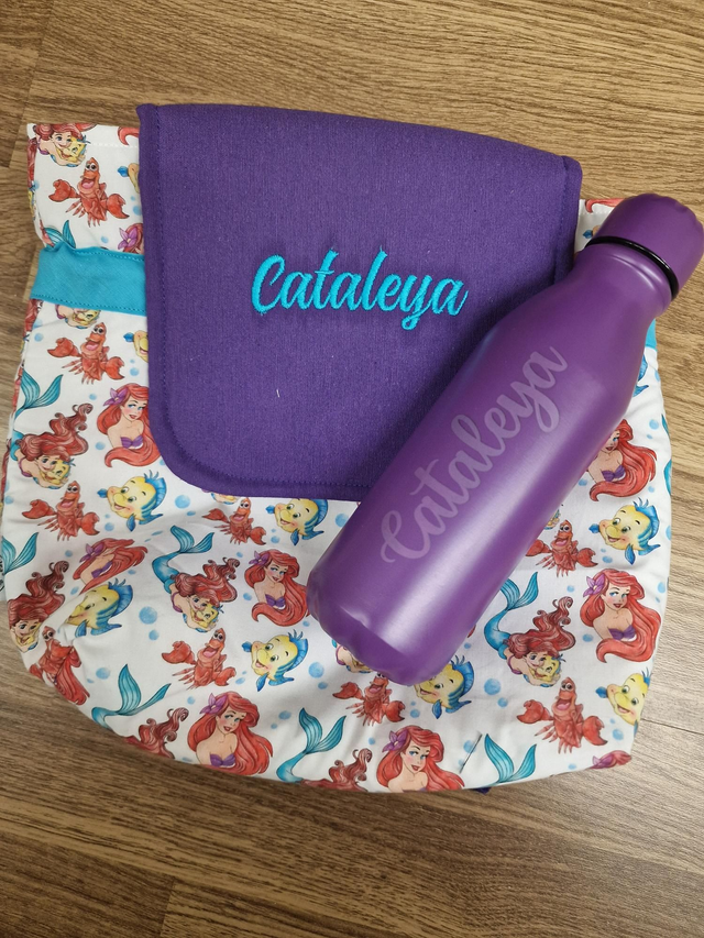 MOCHILA INFANTIL CON BOTELLA