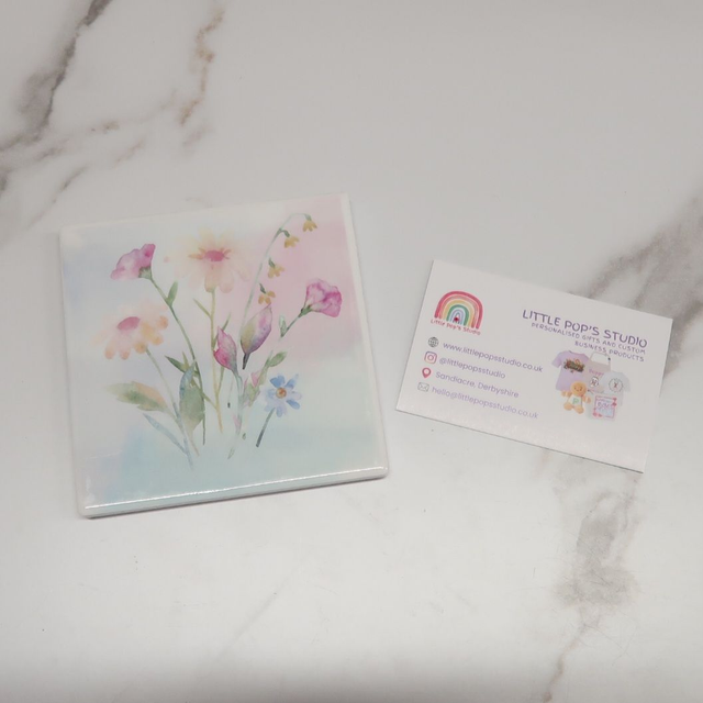 Square Ceramic Coaster