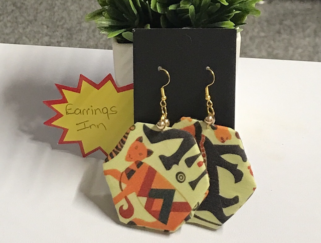 Mixed Dangling Fabric Earrings-MFE48