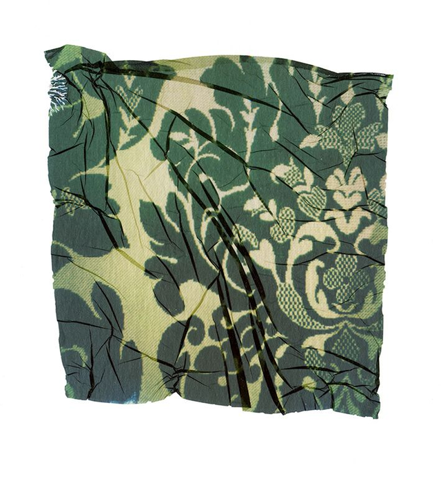Polaroid Emulsion Lift Silk Pattern - 12x12 inches