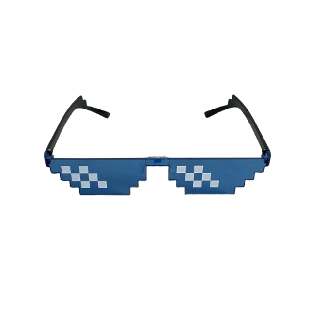 Lunette Thug Life Petit Format Bleu