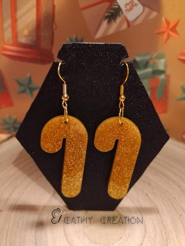 Boucles d'oreilles noël 