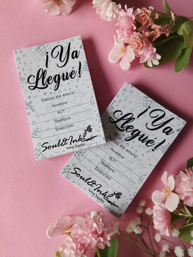 50 adhesivos de envío 13x8 cm