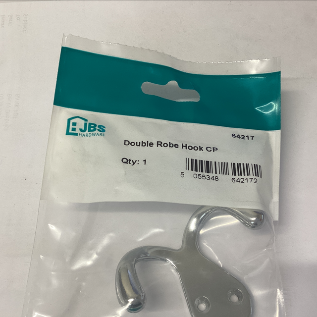 Double robe hook 64217