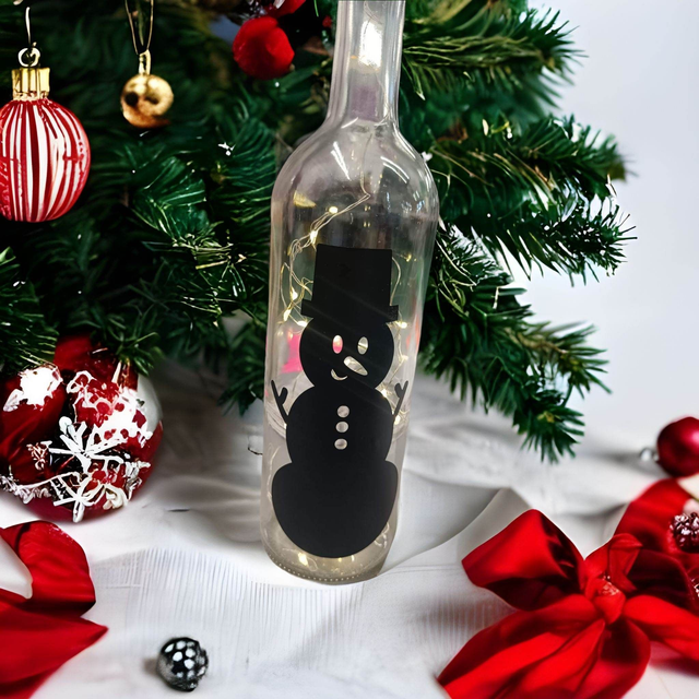 Personalised Christmas Light Up Bottles