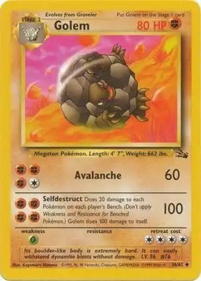 Golem - 36/62 (Fossil Unlimited)