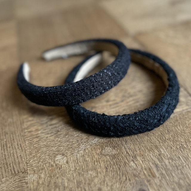 Haarband Woven Black