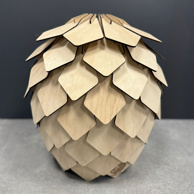 Hängelampe Kiefer - Lampenschirm