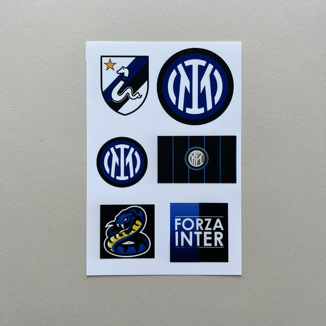 Balíček nálepiek - Inter