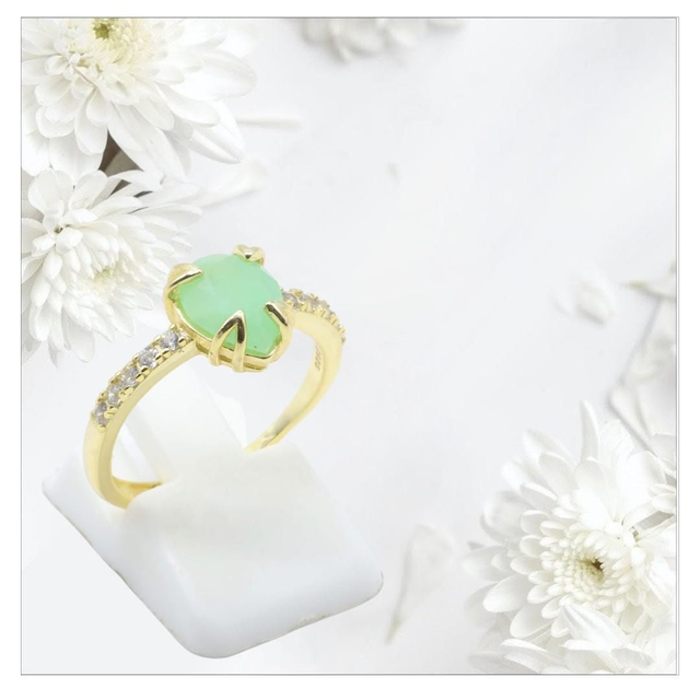 "Jade" - Bague argent 925