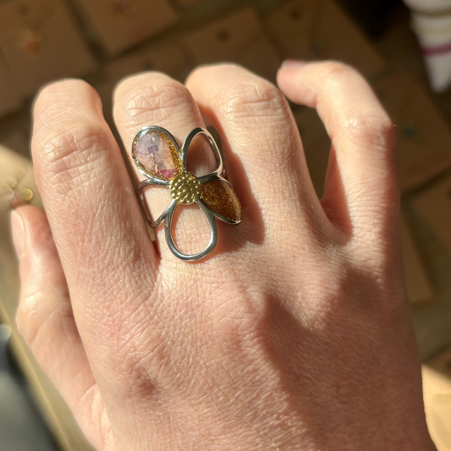 En stock 🛍️ Bague Compter fleurette