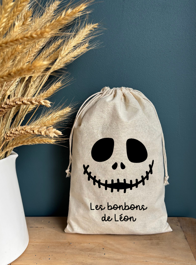 Pochon Halloween "Léon" - Personnalisable