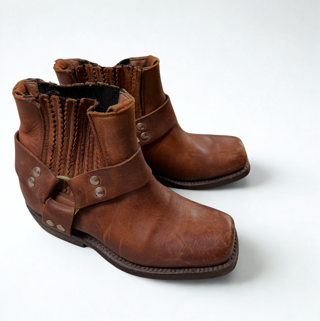 Mexican Western Boots Leather | Size 36