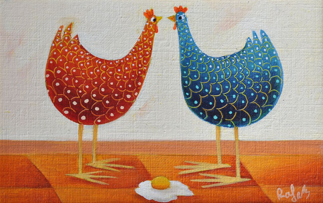 Discussion de poules