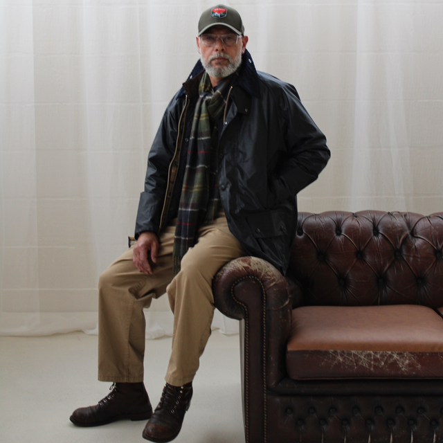 Barbour Bedale® Waxed Jacket Navy