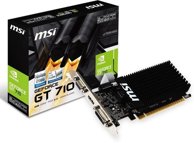 MSI GT 710 2GB 2GD3H LP W/LP Display Adapter