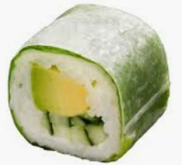 Spring roll avocat concombre fromage basilic ×6