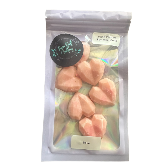 Soy Wax Melt Hearts - Belle