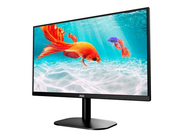 AOC 22B2H - Monitor a LED - 22&quot; (21.5&quot; visualizzabile) - 1920 x 1080 Full HD (1080p) @ 75 Hz - VA - 200 cd/m² - 3000:1 - 6.5 ms - HDMI, VGA - nero