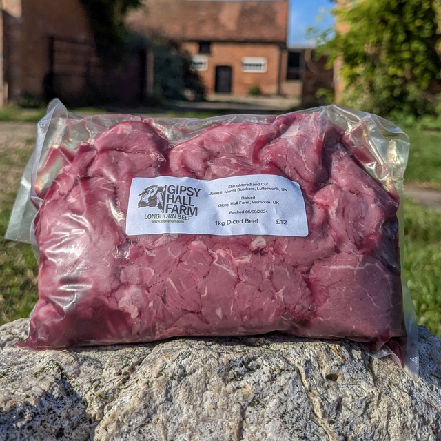 Diced Beef (Stew) 1kg Pack