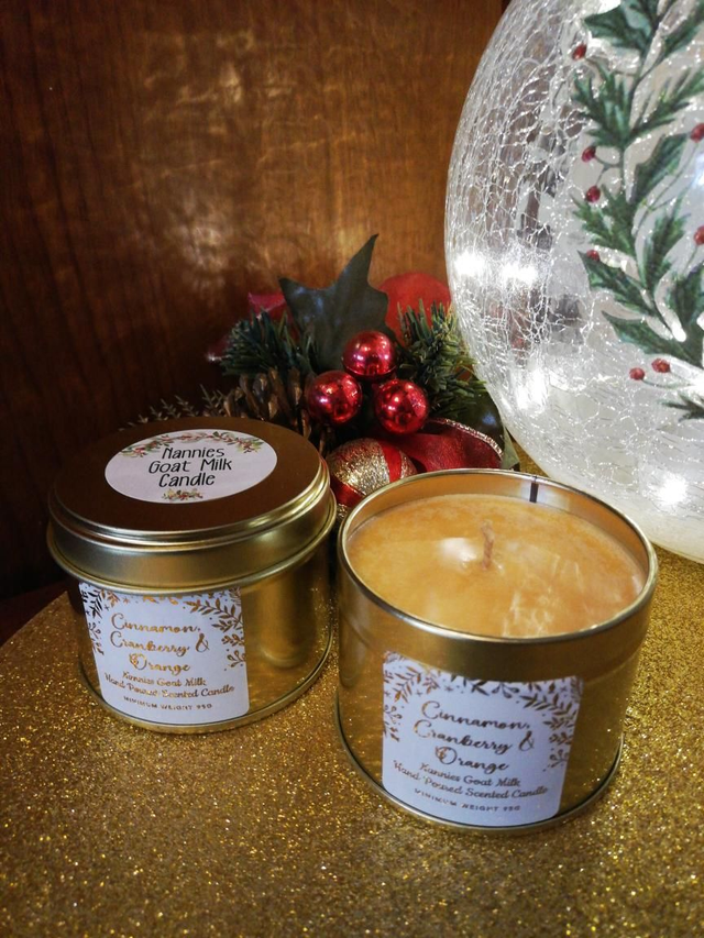 Cinnamon, Cranberry and Orange Candle 