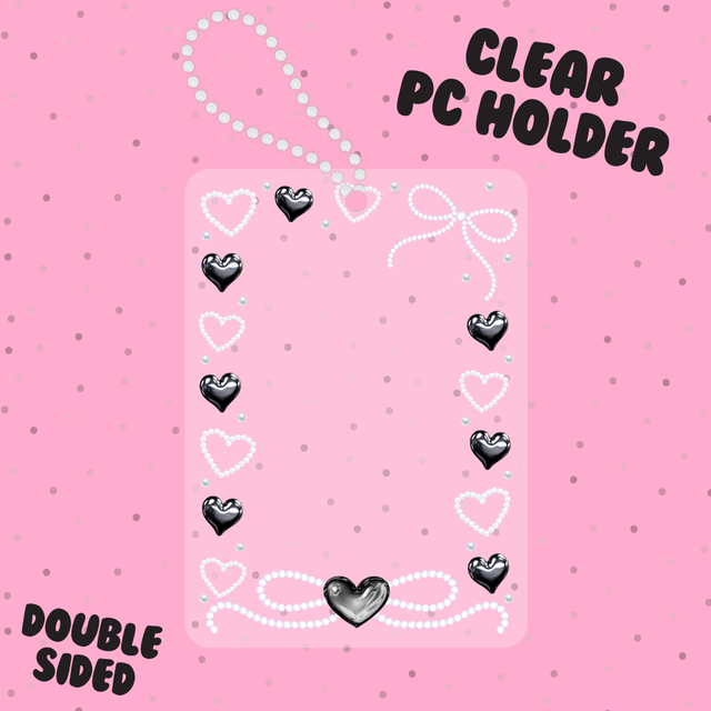 Pearl Hearts Photocard Holder 