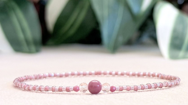 Bracelet | Rose Rhodonite - Trio 3