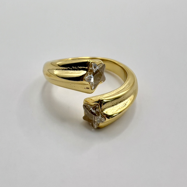 Shooting star gyűrű - arany